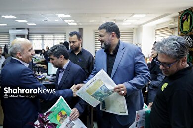 گزارش تصویری | بازدید مدیران استانی و شهری از روزنامه شهرآرا به مناسبت روز خبرنگار