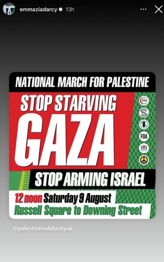 حمایت بازیگران «بازی تاجوتخت» از مردم فلسطین همچنان ادامه دارد + تصاویر حمایت بازیگران «بازی تاجوتخت» از مردم فلسطین همچنان ادامه دارد + تصاویر