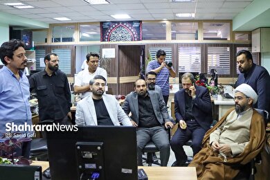 گزارش تصویری | بازدید جمعی از اعضای شورای شهر از موسسه شهرآرا به مناسبت روز خبرنگار