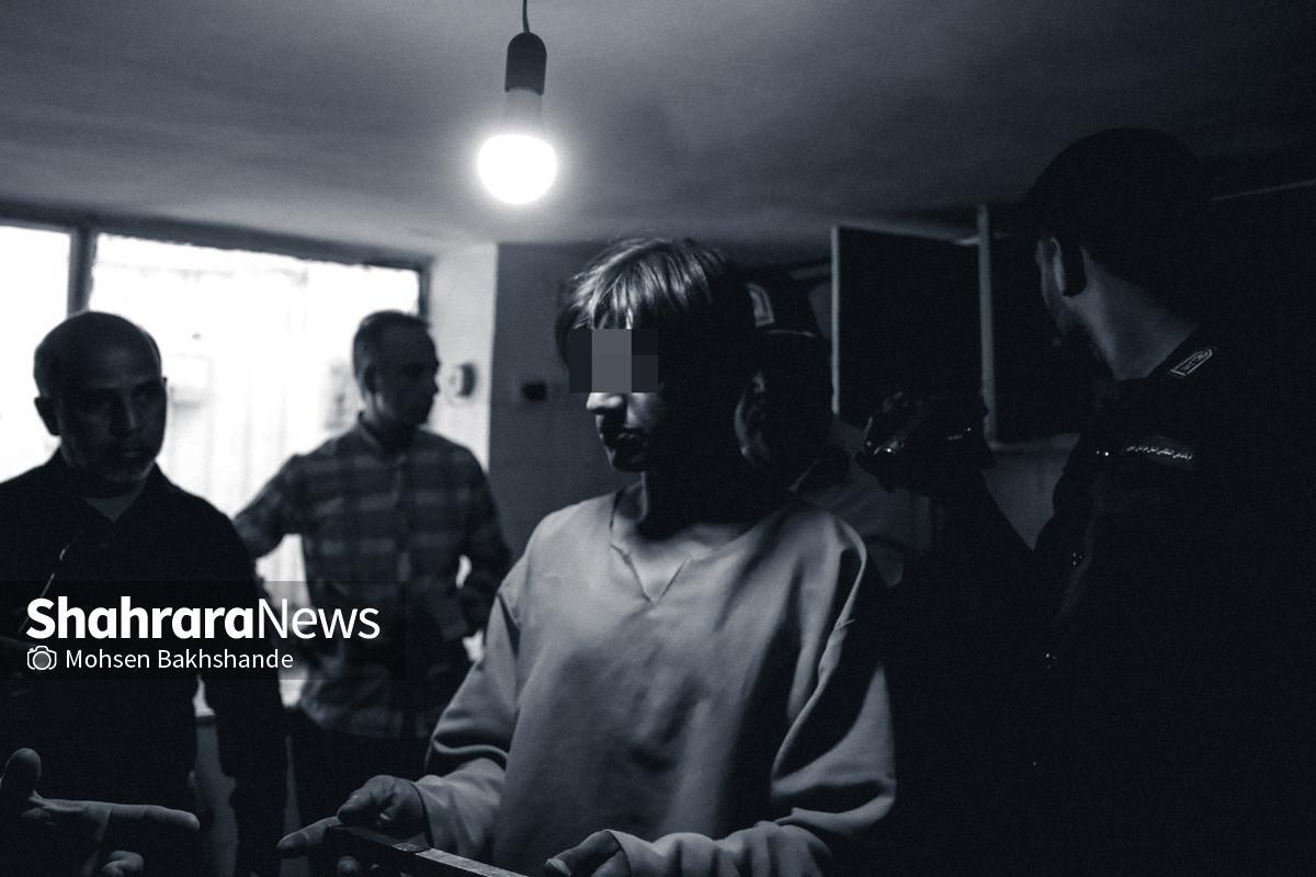 قتل زن مشهدی با نمکدان و چاقو؛ اعترافات هولناک جنایتکار ۱۹ ساله + تصویر قاتل قتل زن مشهدی با نمکدان و چاقو؛ اعترافات هولناک جنایتکار ۱۹ ساله + تصویر قاتل