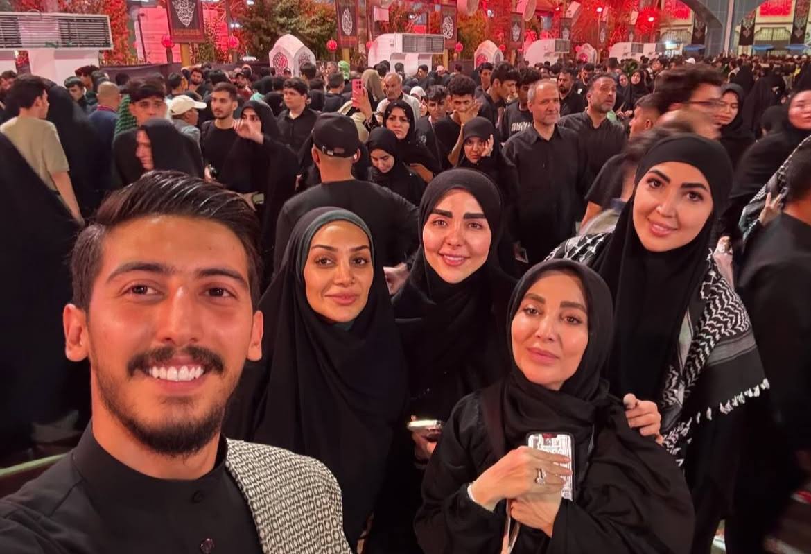 ژیلا صادقی و جمعی از بلاگر‌های اینستاگرامی در بین‌الحرمین + عکس