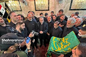 ویدئو | حضور خادمان امام رضا (ع) و عباس عراقچی در حرم مطهر حضرت ابوالفضل(ع)