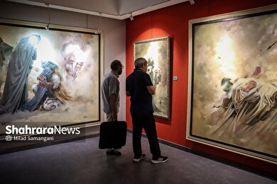 گزارش تصویری | نمایشگاه عاشورایی «رستاخیز»