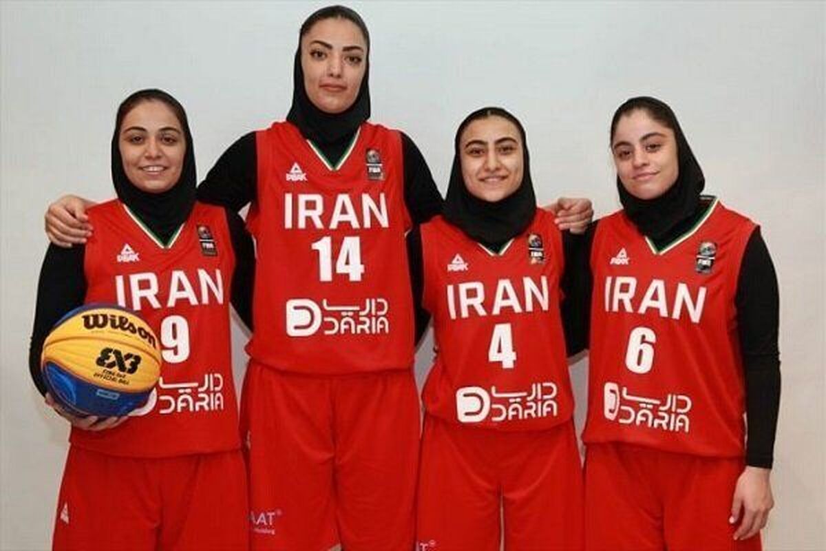 کسب مقام سوم توسط تیم ملی دختران بسکتبال ۳ به ۳ ایران در رقابت‌های لیگ ملت‌های آسیا