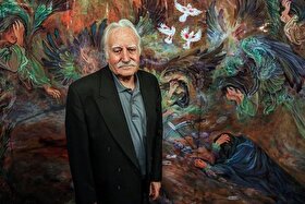 ویدئو | استقبال از پیکر استاد فرشچیان در فرودگاه اصفهان با حضور خدام بارگاه منور رضوی