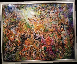 نگاهی به آثار ماندگار زنده یاد محمود فرشچیان در موزه حرم مطهر رضوی | جلوههای آسمانی در آستان رضا (ع) نگاهی به آثار ماندگار زنده یاد محمود فرشچیان در موزه حرم مطهر رضوی | جلوههای آسمانی در آستان رضا (ع)