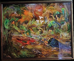 نگاهی به آثار ماندگار زنده یاد محمود فرشچیان در موزه حرم مطهر رضوی | جلوههای آسمانی در آستان رضا (ع) نگاهی به آثار ماندگار زنده یاد محمود فرشچیان در موزه حرم مطهر رضوی | جلوههای آسمانی در آستان رضا (ع)