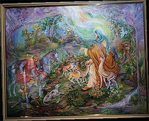 نگاهی به آثار ماندگار زنده یاد محمود فرشچیان در موزه حرم مطهر رضوی | جلوههای آسمانی در آستان رضا (ع) نگاهی به آثار ماندگار زنده یاد محمود فرشچیان در موزه حرم مطهر رضوی | جلوههای آسمانی در آستان رضا (ع)
