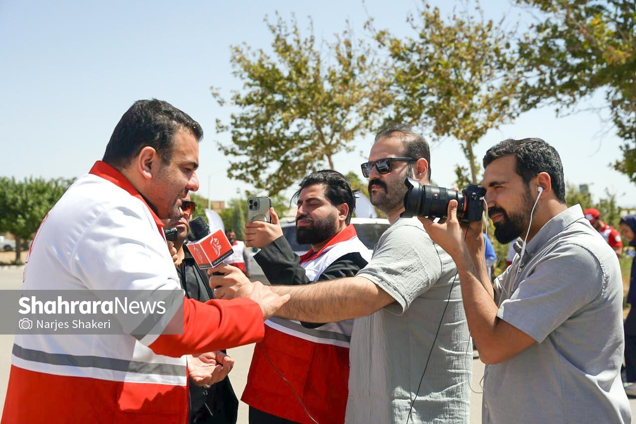 استقرار ۵ هزار نیروی داوطلب جمعیت هلال احمر خراسان رضوی برای ارائه خدمات به زائران دهه پایانی صفر در مشهد و خراسان رضوی استقرار ۵ هزار نیروی داوطلب جمعیت هلال احمر خراسان رضوی برای ارائه خدمات به زائران دهه پایانی صفر در مشهد و خراسان رضوی