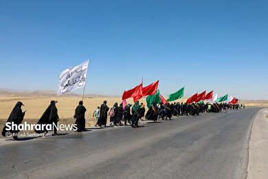 گزارش تصویری | آغاز موج پیاده‌روی زائران به مشهد همزمان با ایام شهادت امام رضا(ع)