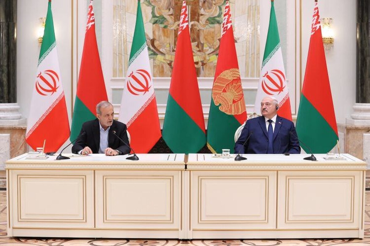 نشست خبری روسای جمهور ایران و بلاروس: نتایج توافقات قطعا در آینده و در روند رو به رشد همکاری‌های فیمابین مشاهده خواهد شد