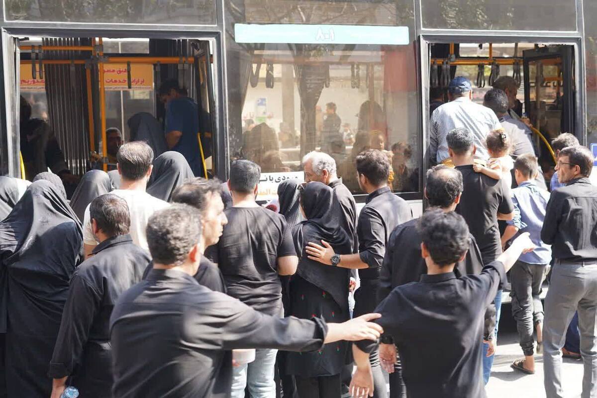 سرویس دهی رایگان ۱۱ خط اتوبوس منتهی به حرم مطهر رضوی در سه روز پایانی ماه صفر در مشهد