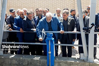 گزارش تصویری | افتتاح چندین پروژه صنعت آب و برق خراسان رضوی با حضور وزیر نیرو