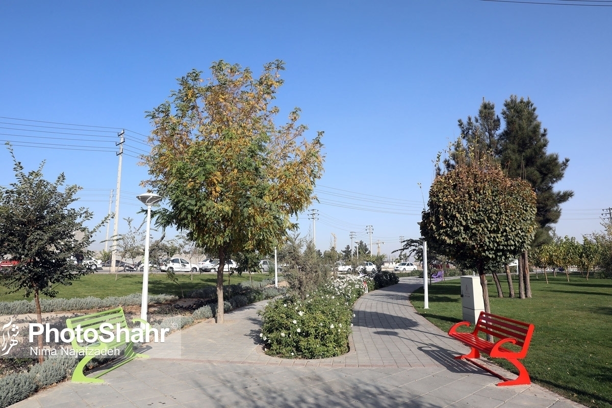 خدمت‌رسانی شبانه‌روزی بوستان‌های محدوده پیرامونی حرم مطهر به زائران رضوی در روز‌های پایانی ماه صفر ۱۴۰۴