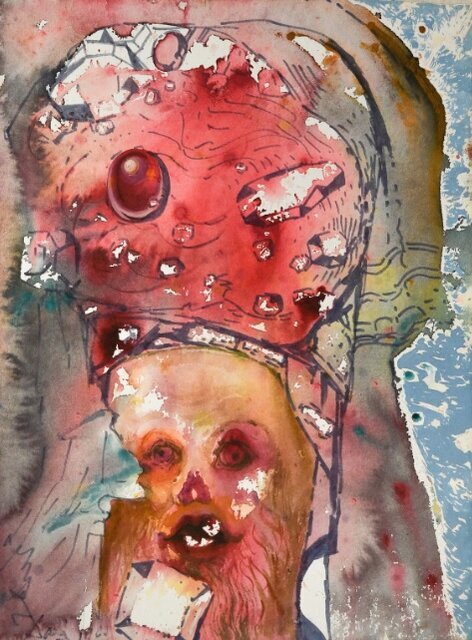 پیدا شدن نقاشی ترسناک در پارکینگ یک خانه + عکس پیدا شدن نقاشی ترسناک در پارکینگ یک خانه + عکس