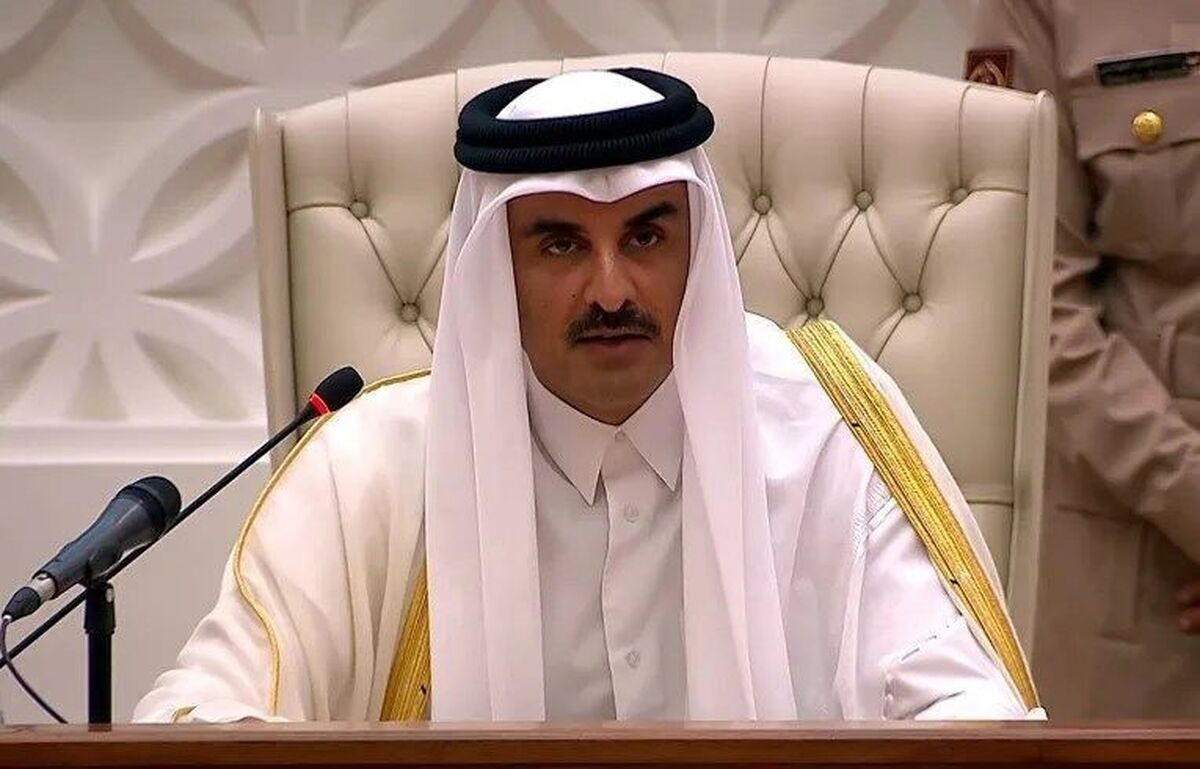امیر قطر از تصمیم کانادا برای به رسمیت شناختن کشور فلسطین استقبال کرد