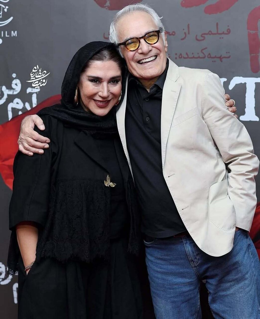 نسیم ادبی در آغوش فیلمبردار مطرح + عکس