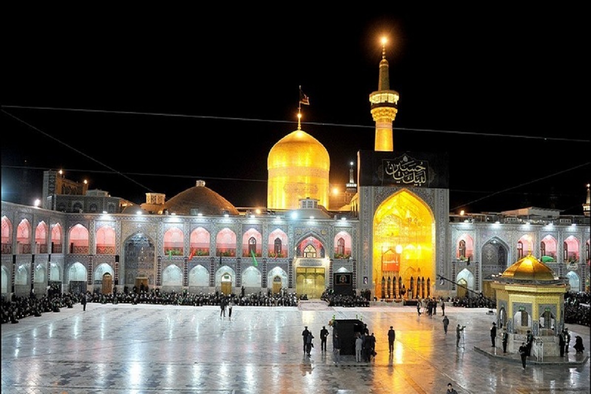 رونمایی از تمثال امام رضا (ع) + عکس