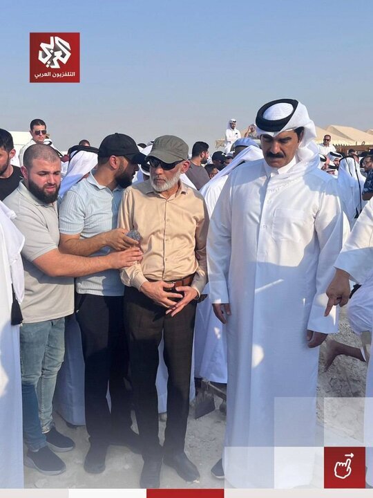 حضور رهبران ارشد حماس در مراسم تشییع شهدا در قطر + عکس (۲۰ شهریور ۱۴۰۴) حضور رهبران ارشد حماس در مراسم تشییع شهدا در قطر + عکس (۲۰ شهریور ۱۴۰۴)