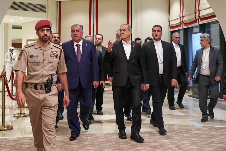 دیدار روسای جمهور ایران و تاجیکستان در دوحه + فیلم وعکس (۲۴ شهریور ۱۴۰۴) دیدار روسای جمهور ایران و تاجیکستان در دوحه + فیلم وعکس (۲۴ شهریور ۱۴۰۴)