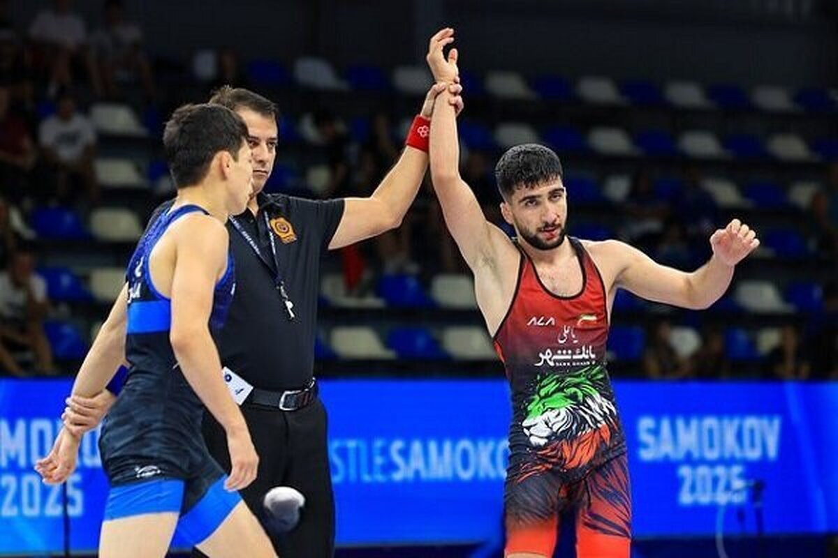 پیام احمدی، کشتی‌گیر وزن ۵۵ کیلوگرم کشورمان، در دور دوم مقابل حریف قرقیزستانی خود پیروز میدان شد.