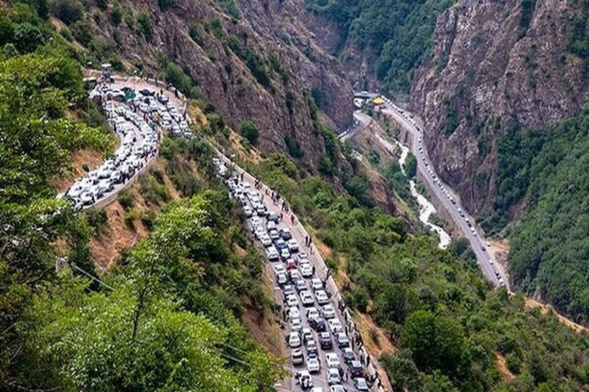 ترافیک نیمه سنگین در جاده‌های شمال کشور (۲۸ شهریور ۱۴۰۴)