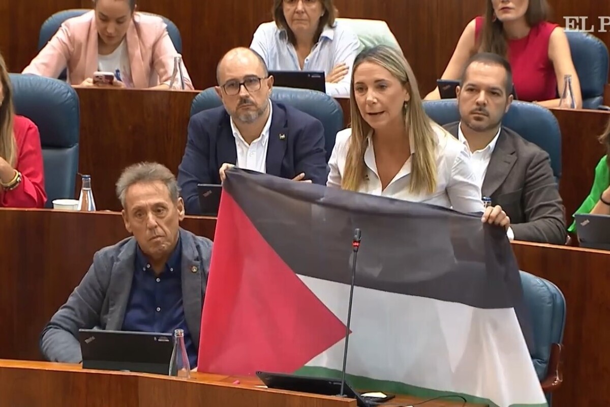 یکی از نمایندگان مجلس اسپانیا، در اقدام شجاعانه‌ای پرچم فلسطین را در مجلس این کشور برافراشت.