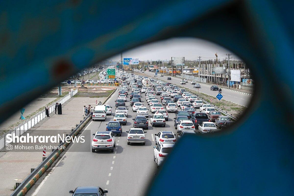 آخرین وضعیت ترافیکی ورودی‌ها و خروجی‌های مشهد (۳ شهریور ۱۴۰۴)