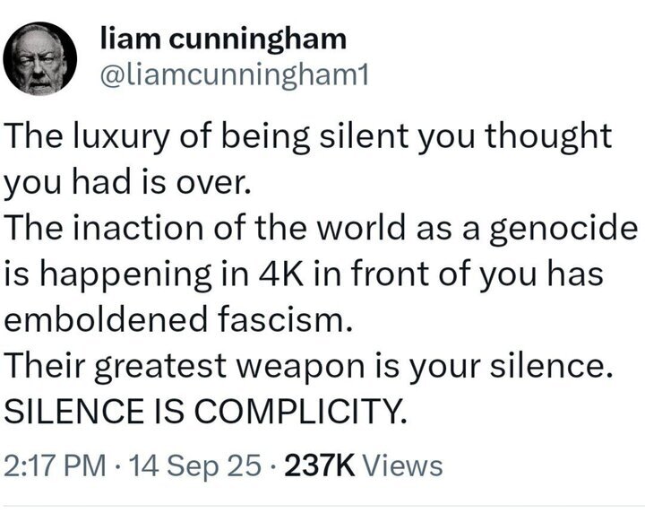 بازیگر معروف «بازی تاجوتخت»: سکوت در برابر نسلکشی غزه، یعنی همدستی با فاشیستها بازیگر معروف «بازی تاجوتخت»: سکوت در برابر نسلکشی غزه، یعنی همدستی با فاشیستها