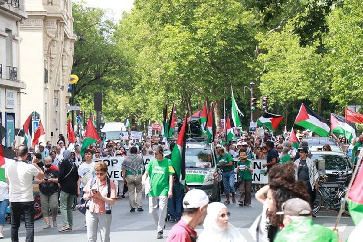 حامیان فلسطین در اروپا خواستار پایان نسل‌کشی در غزه شد