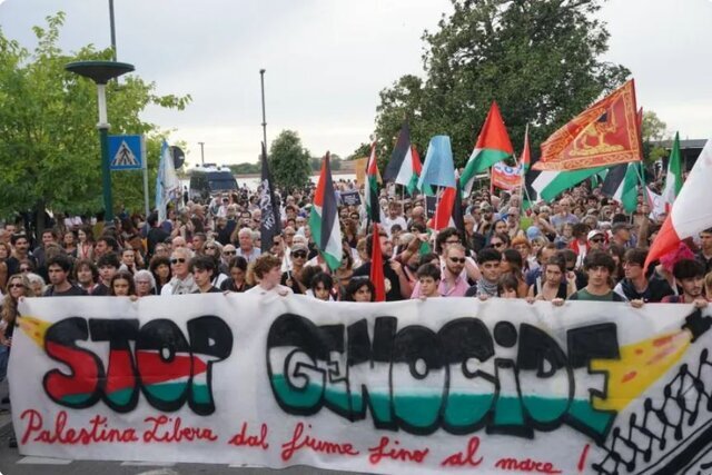 حامیان فلسطین در اروپا خواستار پایان نسلکشی در غزه شد حامیان فلسطین در اروپا خواستار پایان نسلکشی در غزه شد