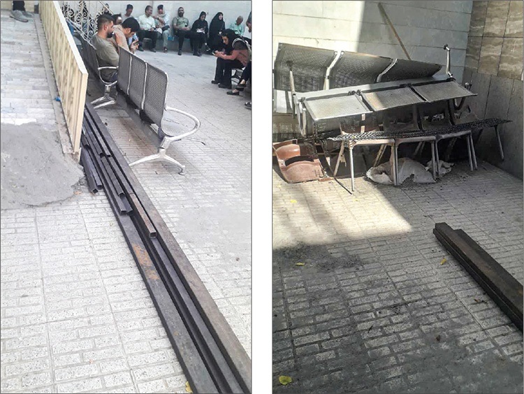 گلایههای مردمی از نواقص ساختمان پزشکی قانونی مشهد گلایههای مردمی از نواقص ساختمان پزشکی قانونی مشهد