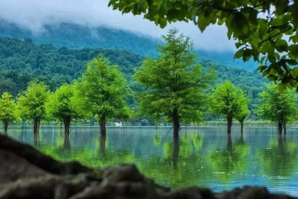 یکی از زیباترین مکان‌های دیدنی مازندران دریاچه بسیار قدیمی الندان است که عمر آن به ۲.۵ میلیون سال می‌رسد.