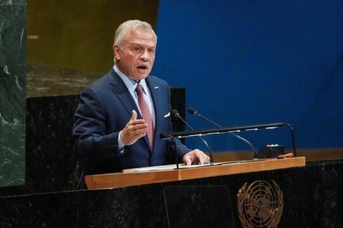 شاه اردن: جنگ غزه یکی از تاریک‌ترین وقایع در تاریخ سازمان ملل است