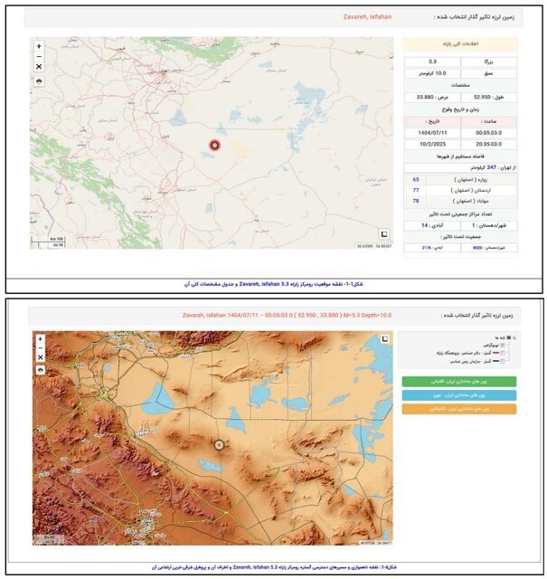محققان درباره گسل مسبب زلزله زواره با بزرگی ۵.۳ توضیحاتی دادند (۱۱ مهر ۱۴۰۴) محققان درباره گسل مسبب زلزله زواره با بزرگی ۵.۳ توضیحاتی دادند (۱۱ مهر ۱۴۰۴)