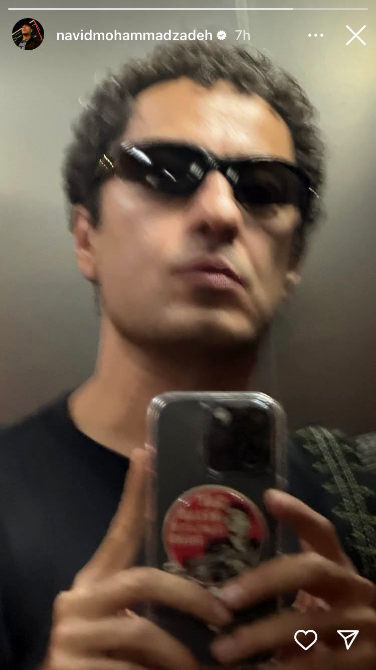 نوید محمدزاده دوباره در اینستاگرام آفتابی شد | بازگشت نوید محمدزاده به فضای مجازی + عکس