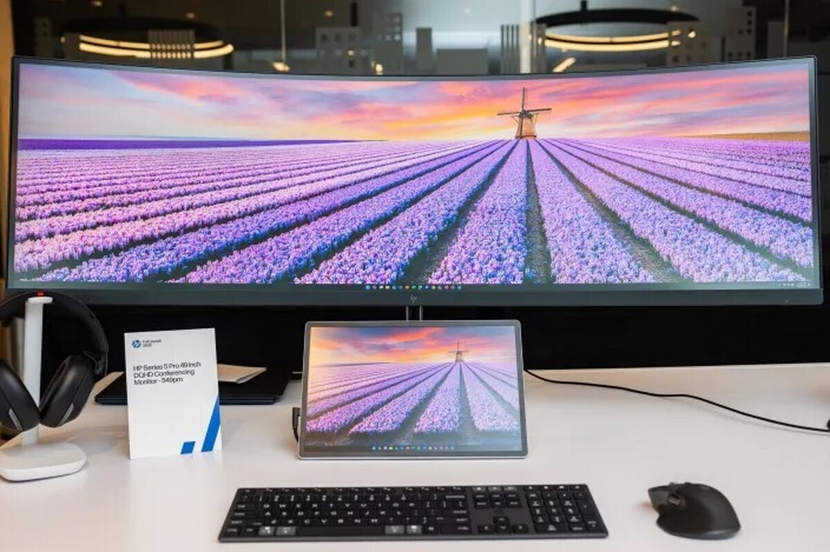 مانیتور غول‌پیکر جدید اچ‌پی با ترکیب طراحی خمیده، وب‌کم مخفی و کیفیت تصویر بالا، به‌طور خاص برای استفاده اداری و جلسات ویدئویی طراحی شده است.