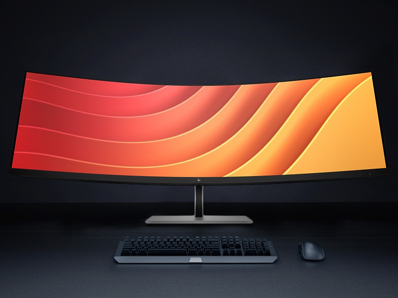 مانیتور ۴۹ اینچی جدید اچپی با وبکم مخفی معرفی شد مانیتور ۴۹ اینچی جدید اچپی با وبکم مخفی معرفی شد