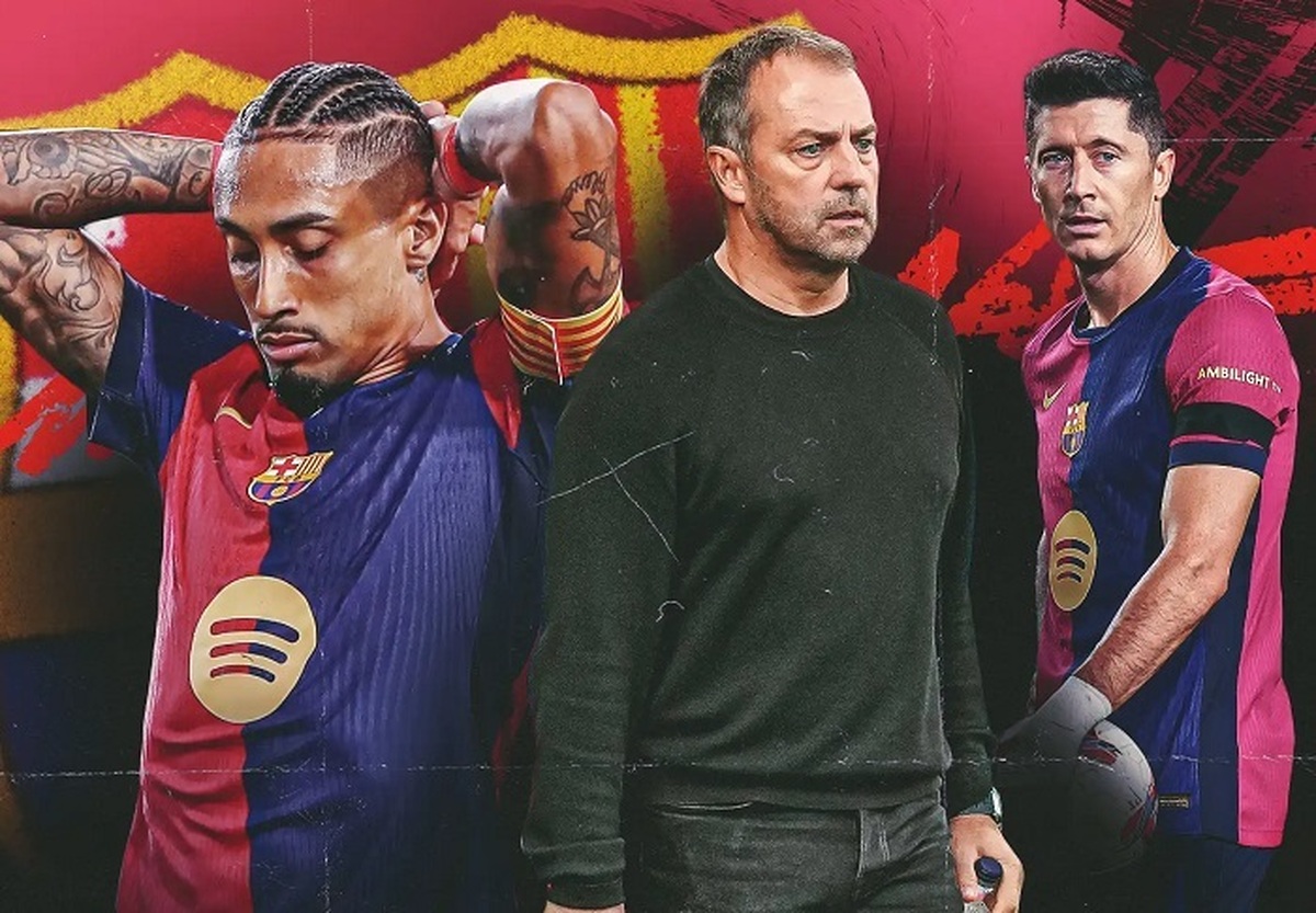 بارسایی‌ها که چند روز پیش در لیگ قهرمانان اروپا شکستی خانگی برابر پاری‌سن‌ژرمن را تجربه کردند، این هفته در لالیگا هم باختی سنگین برابر سویا داشتند تا به نظر برسد سندرم سقوط تیم‌های هانسی فلیک در فصل دوم حضور این مربی در حال تکرار است.