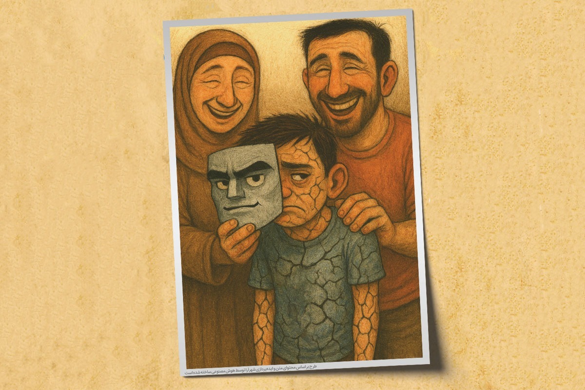 درباره تربیت فرزندانی قوی اما خسته که نقاب قدرت بر چهره دارند | قوی، اما ترک خورده