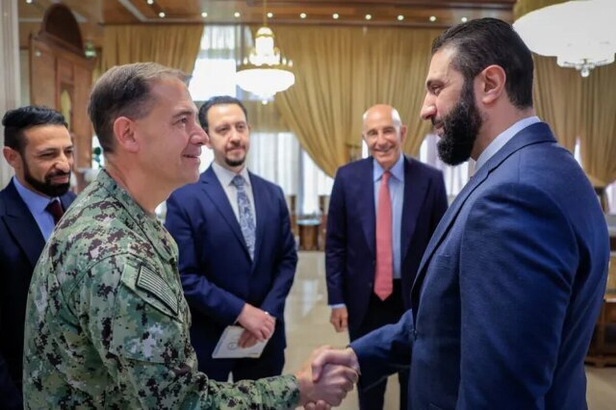 احمد الشرع با فرمانده سنتکام دیدار کرد