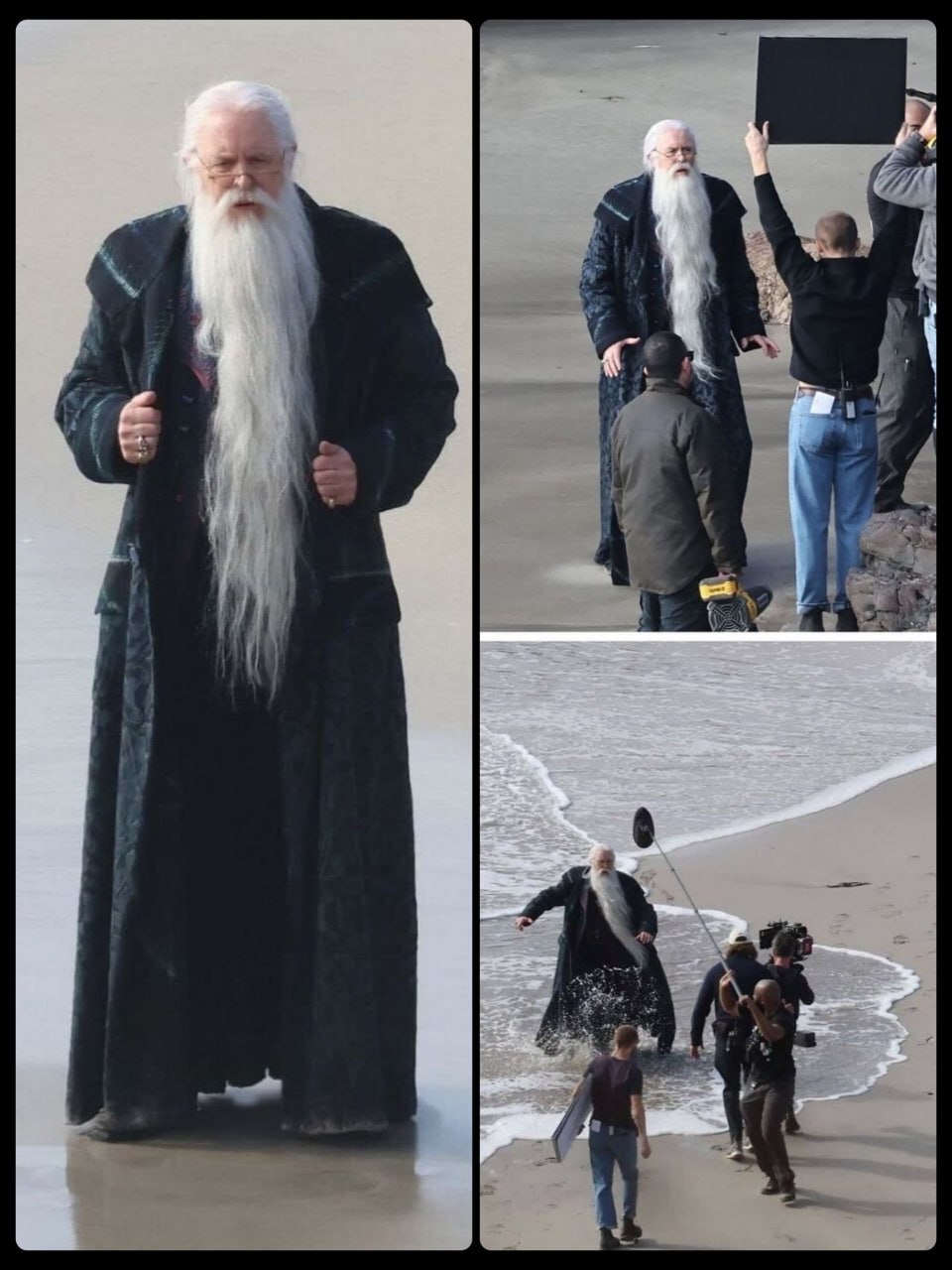 گریم دامبلدور در سریال «هری پاتر» لو رفت + عکس گریم دامبلدور در سریال «هری پاتر» لو رفت + عکس