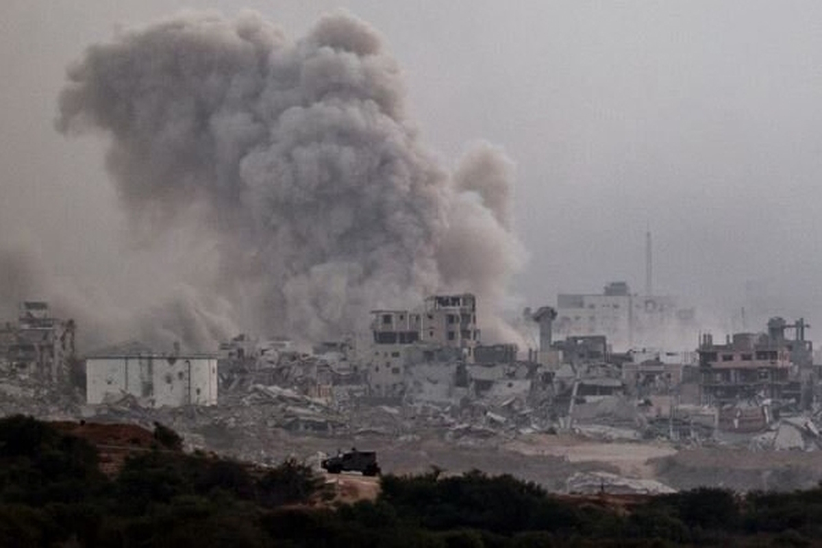 تداوم حملات هوایی رژیم صهیونیستی به غزه، پس از اعلام توافق آتش‌بس (۱۷ مهر ۱۴۰۴)