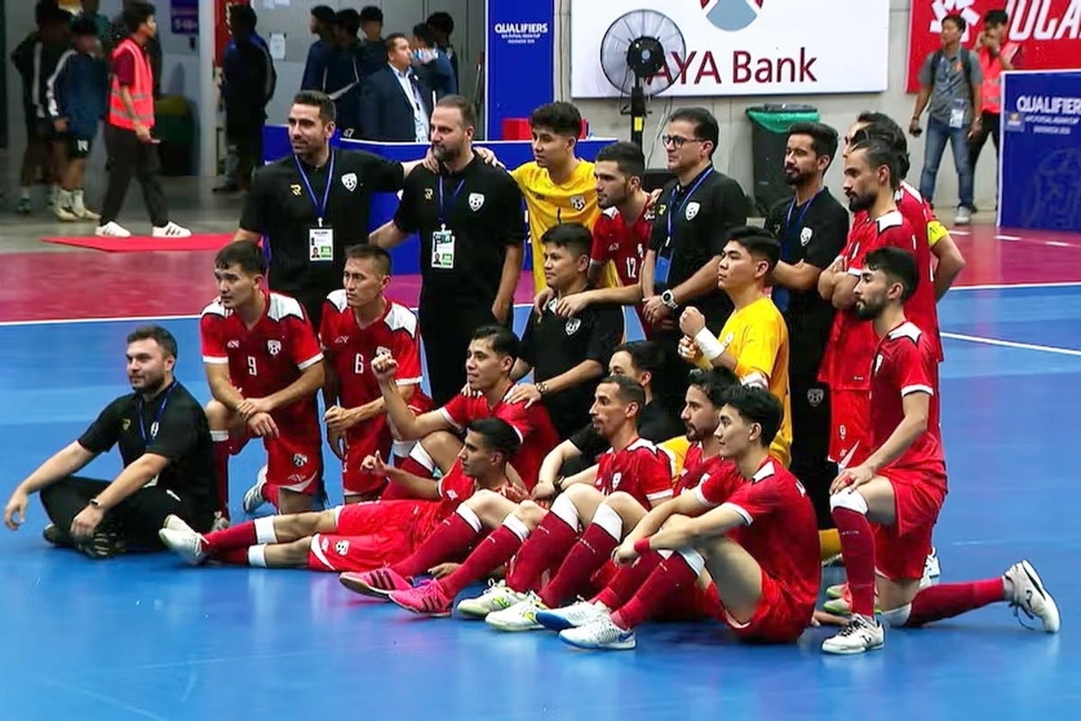 تیم ملی فوتسال افغانستان در دومین دیدار مرحله مقدماتی جام ملت‌های آسیا ۲۰۲۶ با نتیجه پرگل ۸–۰ مقابل میانمار به پیروزی رسید و حضورش را در این رقابت‌ها قطعی کرد. افغانستان که در گروه هشتم با تیم‌های مالدیو و میانمار هم‌گروه بود و هر دو حریف خود را با اقتدار شکست داد.