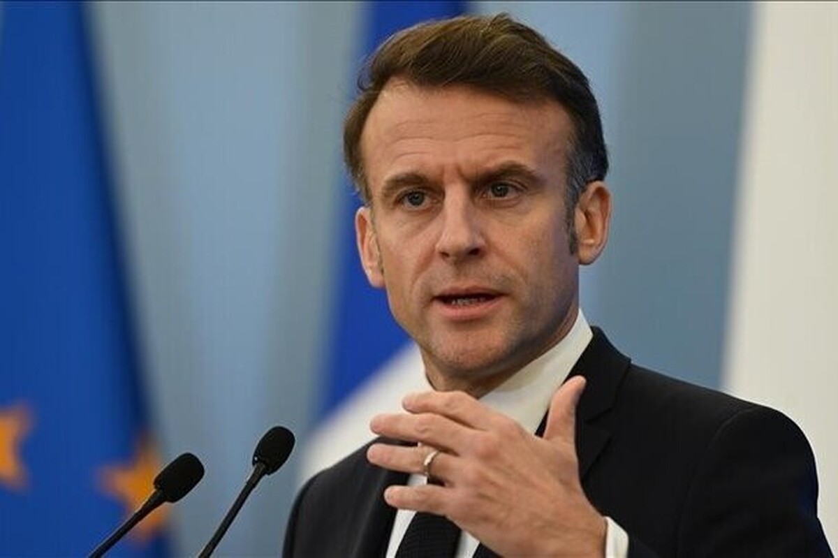 رئیس جمهور فرانسه در مصاحبه ای اعلام کرد: الحاق کرانه باختری از سوی اسرائیل خط قرمز ما است.