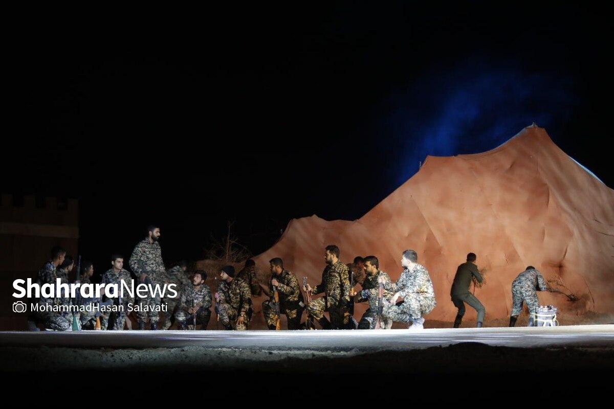 آغاز اجرای نمایش بزرگ میدانی - رزمی «۱۸۰۰۱» در مشهد + فیلم