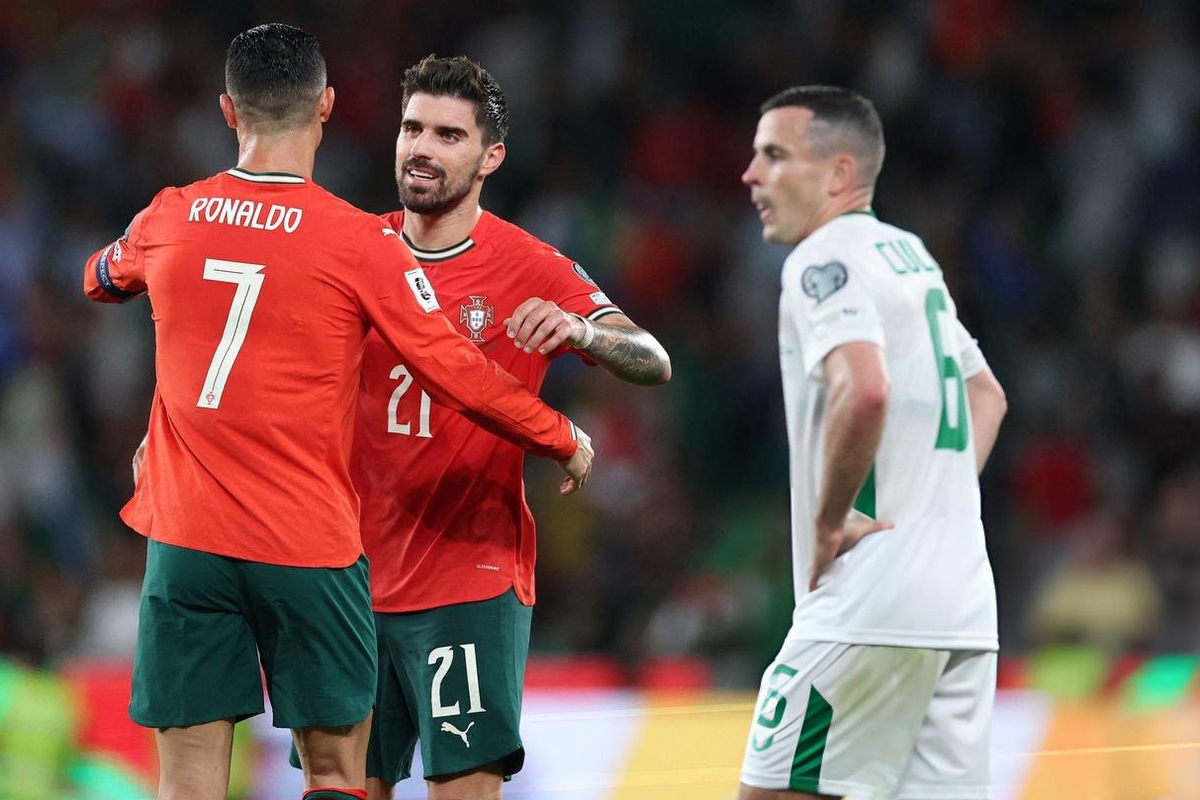 تیم ملی پرتغال با گل دیرهنگام روبن نوس در دیداری سخت برابر ایرلند به برتری یک بر صفر رسید.