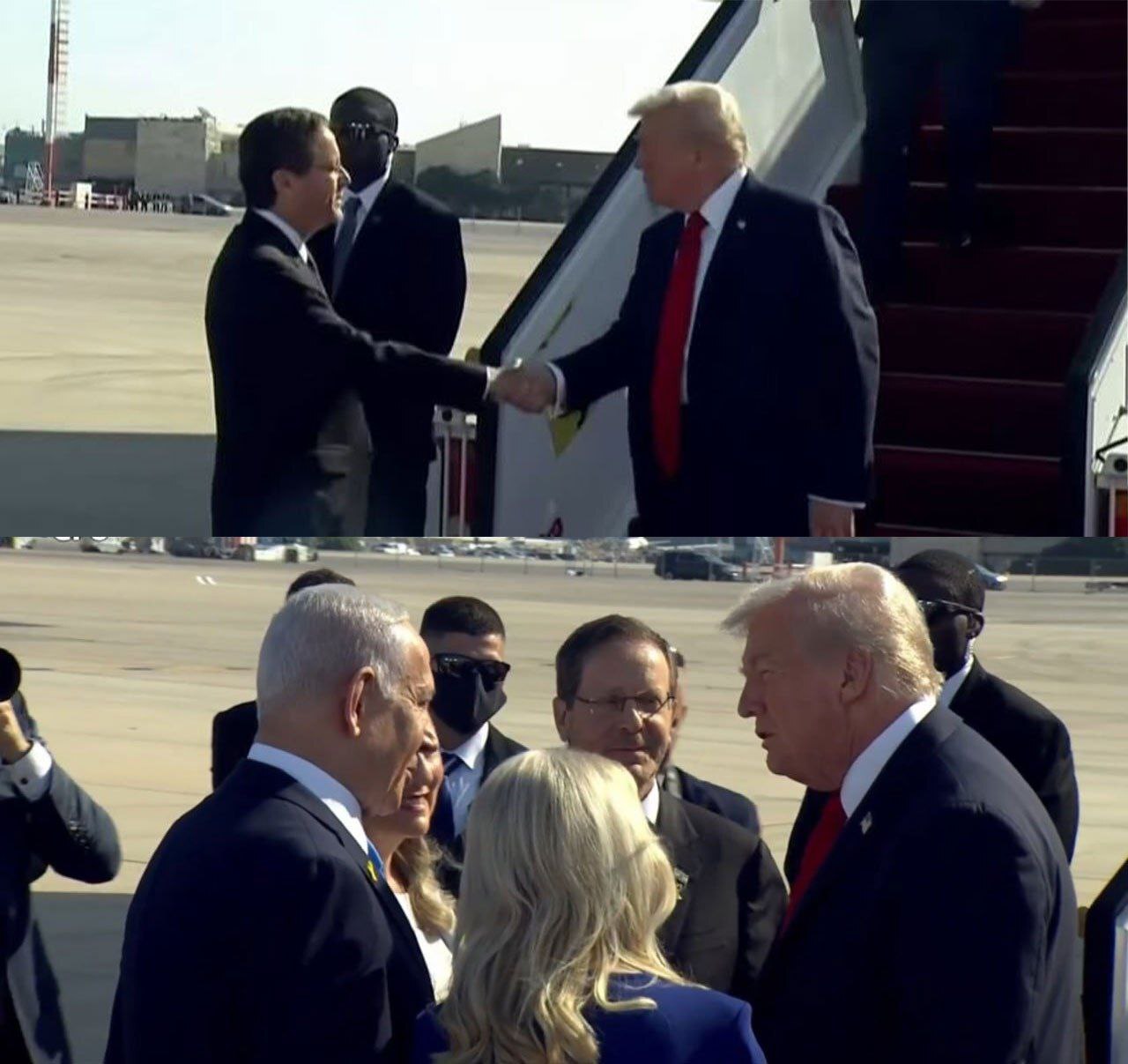 ترامپ وارد تلآویو شد (۲۱ مهر ۱۴۰۴) ترامپ وارد تلآویو شد (۲۱ مهر ۱۴۰۴)