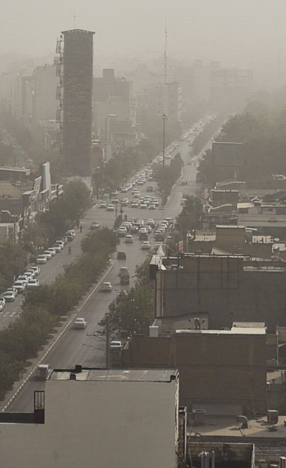 وضعیت آلودگی هوای مشهد امروز در نقاط مختلف شهر مشهد (۲۲ مهرماه ۱۴۰۴) + فیلم