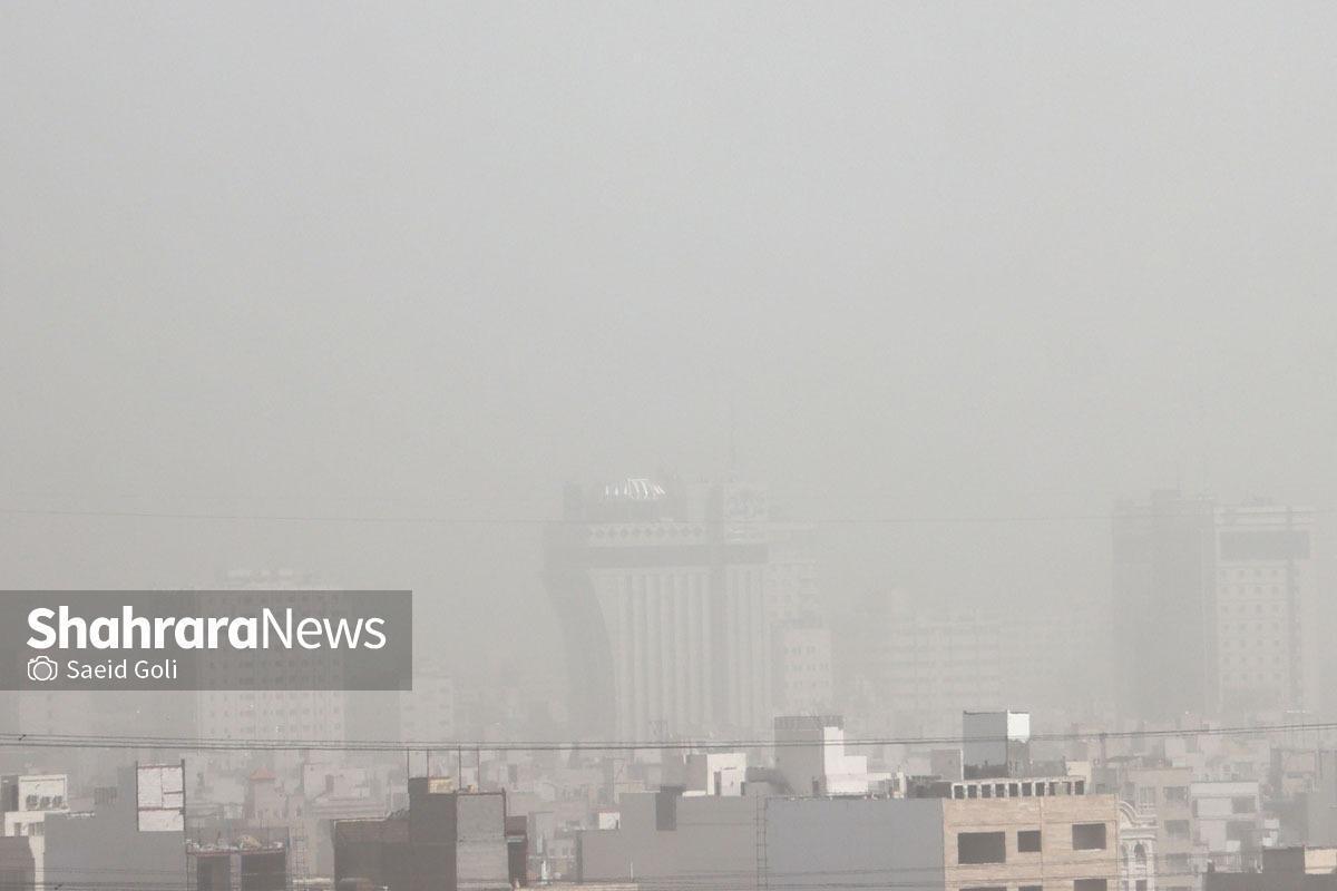 آلودگی هوای مشهد بر اثر فعال‌شدن کانون «قره‌قوم» ترکمنستان (۲۲ مهر ۱۴۰۴)